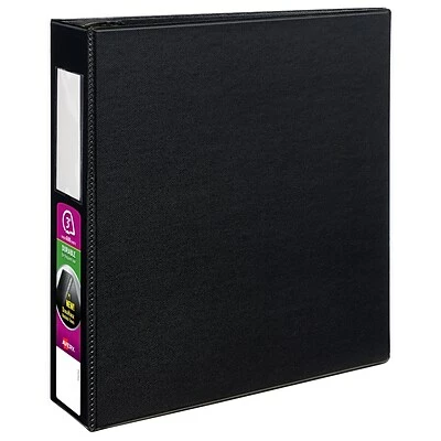 Top 10 ๐ Binders Avery Durable 3" 3-Ring Non-View Binder, DuraHinge, Black (27654) ๐