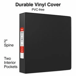 Cheapest 🎉 Staples Binders Standard 2" 3 Ring Non View Binder With D-Rings, Black (26417-CC) 🧨
