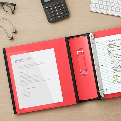 Deals ⭐ Staples Binders Better 3" 3 Ring View Binder With D-Rings, Pink (22724) ✨ - Image 5