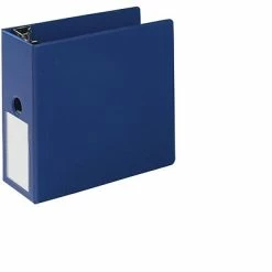 Best deal ❤️ Binders Quill Brand® Heavy Duty 5" 3 Ring Non View Binder, Easy Open D Rings, Blue (780602) 🌟