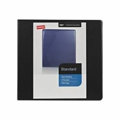 Coupon โจ Staples Binders Standard 5" 3 Ring View Binder With D-Rings, Black (26359-CC) โ