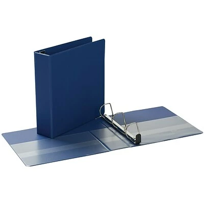 Cheapest 😍 Binders Quill Brand® Heavy Duty 2" 3 Ring Non View Binder, Easy Open D Rings, Blue (780402) ⌛ - Image 2