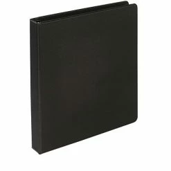 Outlet ⭐ Binders Quill Brand® Heavy Duty 1-1/2" 3 Ring Non View Binder, Easy Open D Rings, Black (780301) 🧨