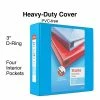 Hot Sale 👍 Staples Binders Heavy Duty 3" 3 Ring View Binder With D-Rings, Light Blue (ST56288-CC) 🔔