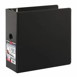 Flash Sale 😉 Binders Cardinal Premier One-Touch EasyOpen 5" 3-Ring Non-View Binder, Black (CRD 18762CB) 🔥