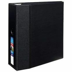 Promo ⌛ Binders Avery Heavy Duty 5" 3-Ring Non-View Binder, Black (79986) ⭐