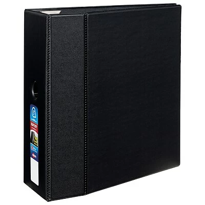 Promo ⌛ Binders Avery Heavy Duty 5" 3-Ring Non-View Binder, Black (79986) ⭐