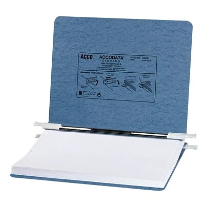 Best Sale 🧨 Binders ACCO Presstex Hanging Data Binder, 8.5" X 11", 6" Capacity, Light Blue (54032) ✔️