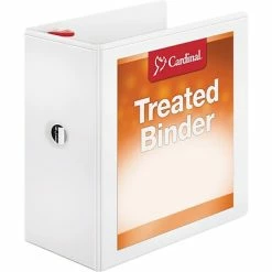 Wholesale ⭐ Binders Cardinal Treated ClearVue 5" 3-Ring Locking View Binder, White (32150) 🔔