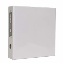 Buy 🔔 Binders Bindertek Premium 3" 3-Ring Vinyl View Binder, White (3EDVB3-WH) 🎁
