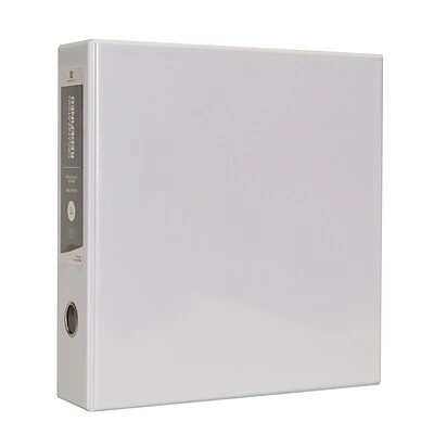 Buy 🔔 Binders Bindertek Premium 3" 3-Ring Vinyl View Binder, White (3EDVB3-WH) 🎁
