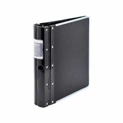 New ✨ Binders Bindertek Optimum Heavy Duty 2" 3-Ring Non-View Binder, Black (OPTI2-BK) ✔️