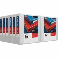 Deals 🔔 Staples Staples® Round Ring View Binders Heavy Duty 1-1/2" 3 Ring View Binder With D-Rings, White, 12/Pack (24677CT) 💯