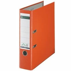 Deals 🛒 Binders Leitz 180 Standard 2" 2-Ring A4 Sized European Binder, Orange (10105045) 🧨