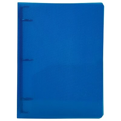 Outlet 😍 JAM Paper Plastic Mini 1" 3-Ring Binders, Blue, 24/Pack (751TM1BUA) 😍 - Image 3