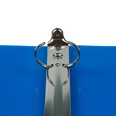 Outlet 😍 JAM Paper Plastic Mini 1" 3-Ring Binders, Blue, 24/Pack (751TM1BUA) 😍 - Image 4