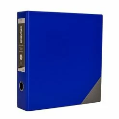 Coupon ❤️ Binders Bindertek Premium 3" 3-Ring Vinyl Binder, Blue (3EDB3-BL) ⭐