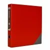 Flash Sale 🤩 Binders Bindertek Premium 2" 3-Ring Vinyl Binder, Red (3EDB2-RD) 🌟