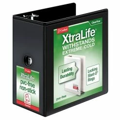 Coupon 🔥 Binders Cardinal XtraLife ClearVue 6" View Binder, Black (CRD 26361) 👍