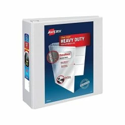 Cheapest 🤩 Binders Avery Heavy Duty 4" 3-Ring View BinderH, White, 4/Pack (79104CT) 👍