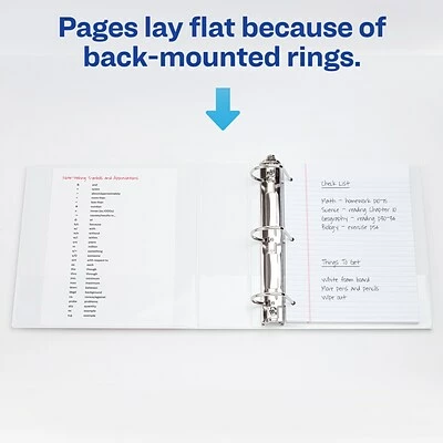 Cheapest ๐คฉ Binders Avery Heavy Duty 4" 3-Ring View BinderH, White, 4/Pack (79104CT) ๐ - Image 9