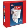 Budget 🔥 Binders Avery Heavy-Duty 3" 3-Ring View Binder, Red (79325) ❤️