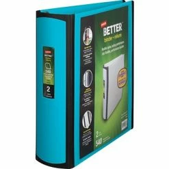 Deals 🧨 Staples Binders Better 2" 3 Ring View Binder With D-Rings, Teal (13470-CC) 👍