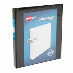 Cheapest ✔️ Binders Avery Showcase Economy 1" 3-Ring View Binder, Black (19600) 😀