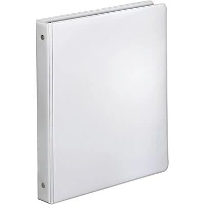 Deals ⭐ Binders Quill Brand® Standard 1" 3 Ring Non View Binder, White (739313) 👍