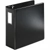 Top 10 🔥 Binders Quill Brand® Standard 4" 3 Ring Non View Binder With D-Rings, Black (758951) ⌛
