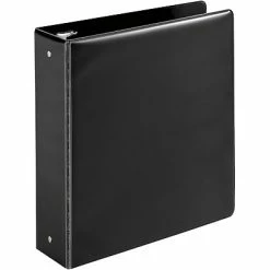 Brand new 🛒 Binders Quill Brand® Standard 3" 3 Ring Non View Binder, Black (739551) 💯
