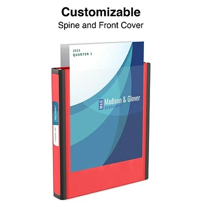 Deals ๐ Staples Binders Better 1" 3 Ring View Binder With D-Rings, Pink (13568-CC) ๐ฏ - Image 2