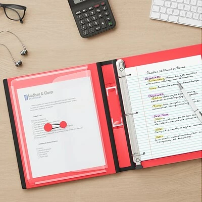 Deals ๐ Staples Binders Better 1" 3 Ring View Binder With D-Rings, Pink (13568-CC) ๐ฏ - Image 5
