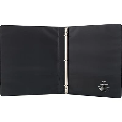 Coupon 👏 Staples Binders Economy 1/2" 3 Ring Non View Binder, Navy (26648) ⭐ - Image 4