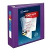 Flash Sale ⌛ Binders Avery Heavy Duty 3" 3-Ring View Binder, Purple (79810) 👏