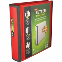 Buy ❤️ Staples Binders Better 2" 3 Ring View Binder With D-Rings, Red (18368) 🤩