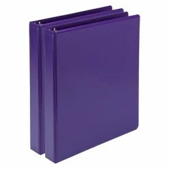 Best Sale 💯 Samsill Fashion 1" 3-Ring View Binders, Purple, 2/Pack (U86308) 🔥