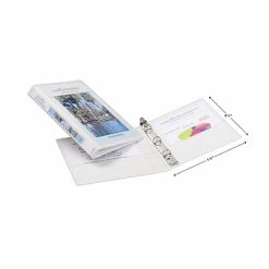 New 😍 Binders Avery Mini Durable 1/2" 3-Ring View Binder, White (27726) 👏