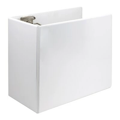 Outlet 😍 Binders Samsill Titan Non-Stick 6" 3-Ring View Binder, White (SAM16427) ✨