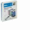 Hot Sale 👍 Binders Quill Brand® Heavy Duty 1" 3 Ring View Binder, Easy Open D Rings, White (74201WE) ✔️