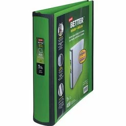 Best reviews of 🥰 Staples Binders Better 1-1/2" 3 Ring View Binder With D-Rings, Green (19059) ❤️