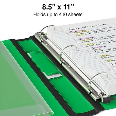 Best reviews of 🥰 Staples Binders Better 1-1/2" 3 Ring View Binder With D-Rings, Green (19059) ❤️ - Image 3