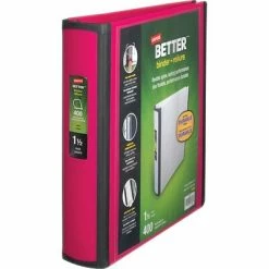 Best reviews of 😍 Staples Binders Better 1-1/2" 3 Ring View Binder With D-Rings, Pink (13569-CC) 🤩