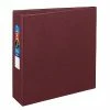 Hot Sale 🤩 Binders Avery DuraHinge Heavy Duty 3" 3-Ring Non-View Binder, Maroon (79363) ✔️