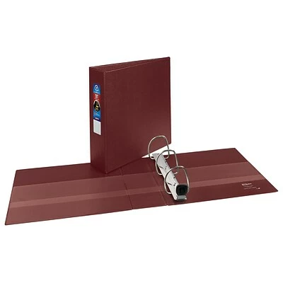 Hot Sale 🤩 Binders Avery DuraHinge Heavy Duty 3" 3-Ring Non-View Binder, Maroon (79363) ✔️ - Image 8