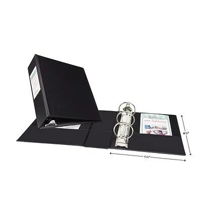 Best deal 🛒 Binders Avery Mini Durable 2" 3-Ring Non-View Binder, Black (27554) 🎁 - Image 5