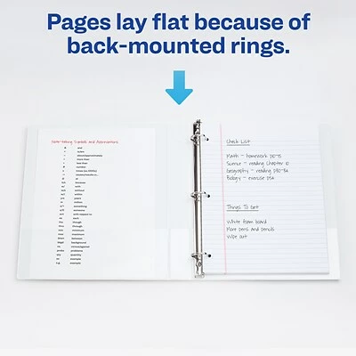 Budget ๐ Binders Avery Durable 1" 3-Ring Legal View Binder, White (16500) ๐ - Image 5