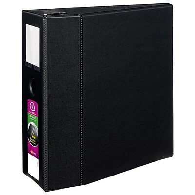 Buy ๐ฅ Binders Avery Durable 5" 3-Ring Non-View Binder With DuraHinge, Black (08901) ๐
