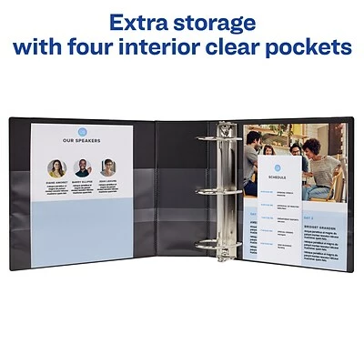 Buy ๐ฅ Binders Avery Durable 5" 3-Ring Non-View Binder With DuraHinge, Black (08901) ๐ - Image 4